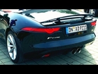 Jaguar F Type S Sound Revving Convertible revs Exhaust Cabrio