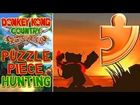 Donkey Kong Country Returns Wii (100%) - Puzzle Piece Grinding (World 1 - 5)
