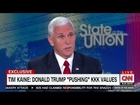 MIKE PENCE FULL INTERVIEW WITH JAKE TAPPER - STATE OF THE UNION - CNN (8/28/2016)