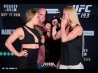 UFC 193: Ronda Rousey vs. Holly Holm Staredown