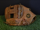 Wilson A9822 Baseball Glove Relace - Before and After Glove Repair