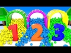 Learn Colors & Numbers with A Lot of Color Balls Fun Numbers for Kids Children Toddlers Educational