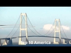 Top 10 Longest Suspension Bridges in the World | Top 10 America