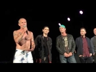 Flea announcing Anthony was taken to the hospital Chili Peppers bail the 2016 KROQ Weenie Roast