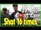 Shot 16 times in 4 gang-related shootings in South LA, 59 East Coast Crips