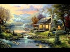 Forest House Painting -  pictures