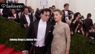 Johnny Depp and Amber Heard ( Met Gala 2014 )