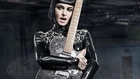 Sinead O'Connor in PVC and wig for new album