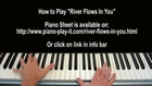 River Flows in you piano tutorial