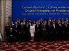 La photo de famille sans béquille du Conseil des ministres franco-allemand -19/02
