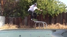 David Gravette grinding a diving board - Skateboard