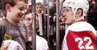 Jordin Tootoo Gives Away His Hockey Stick To Kid