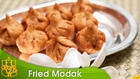 Fried Modak - Sweet Coconut Dumpling - Ganesh Festival Special Recipe By Ruchi Bharani