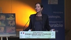 Ségolène Royal annonce la préfiguration de l’Agence française pour la biodiversité, lors de la réunion du Comité national de suivi de la Stratégie nationale biodiversité, mercredi 29 octobre 2014 au grand amphithéâtre du Muséum National d’Hist