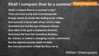 William Shakespeare - Shall I compare thee to a summer's day? (Sonnet 18)