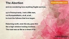 Anne Sexton - The Abortion