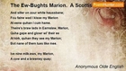 Anonymous Olde English - The Ew-Bughts Marion.  A Scottish Song.