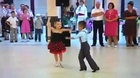 funny kid couple dance