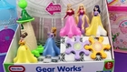 Disney Princess Gear Works Toys with Peppa Pig Cinderella Rapunzel Beauty and The Beast