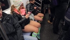 Prendre le métro sans pantalon : 