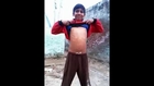 funny boy with belly dance