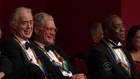 Jack Black at Kennedy Center Honors Led Zeppelin