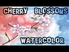 Japanese Cherry Blossom Watercolor Time-lapse