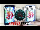 Note 5 Vs Iphone 6 Speed Test!