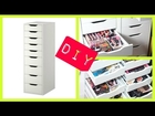 DIY IKEA Alex Drawers for Makeup Collection & Storage